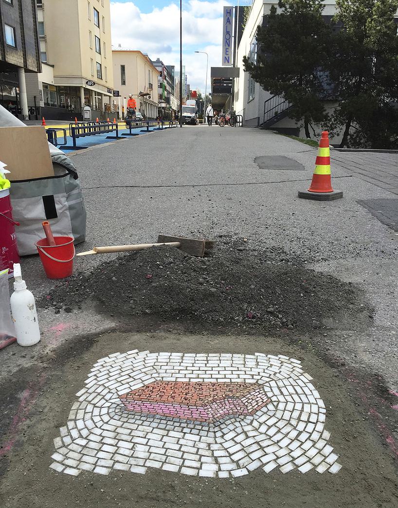 Pothole Mosaic by Bachor