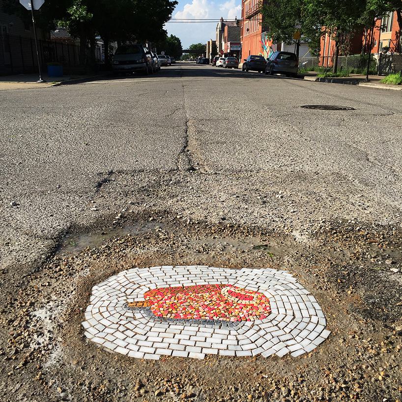 Pothole Mosaic by Bachor