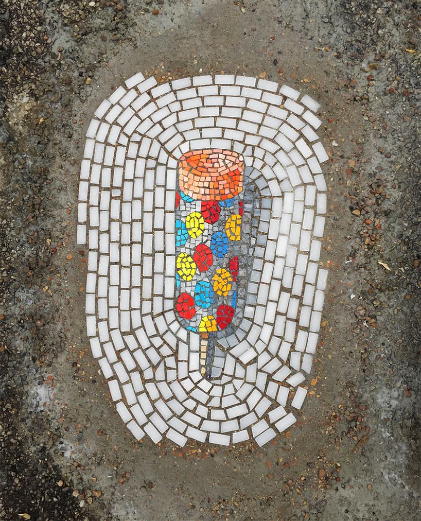 Pothole Mosaic by Bachor