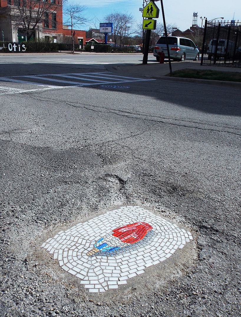 Pothole Mosaic by Bachor