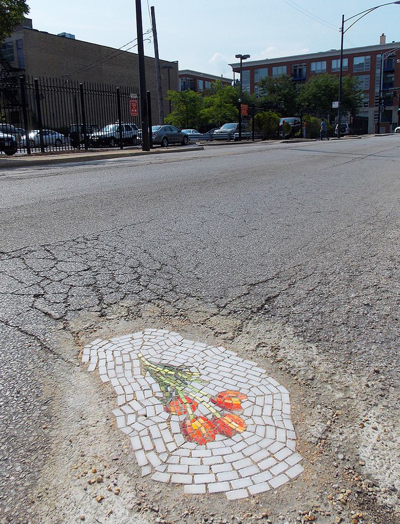 Pothole Mosaic by Bachor