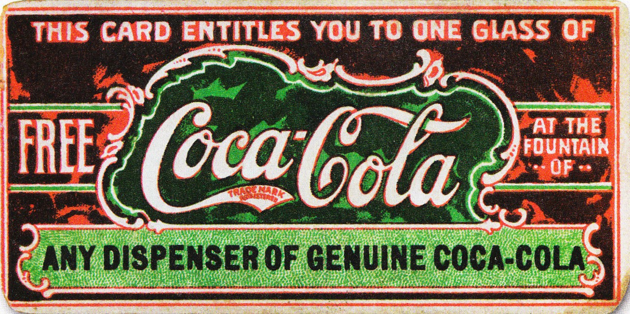 Coca Cola Earliest Coupon