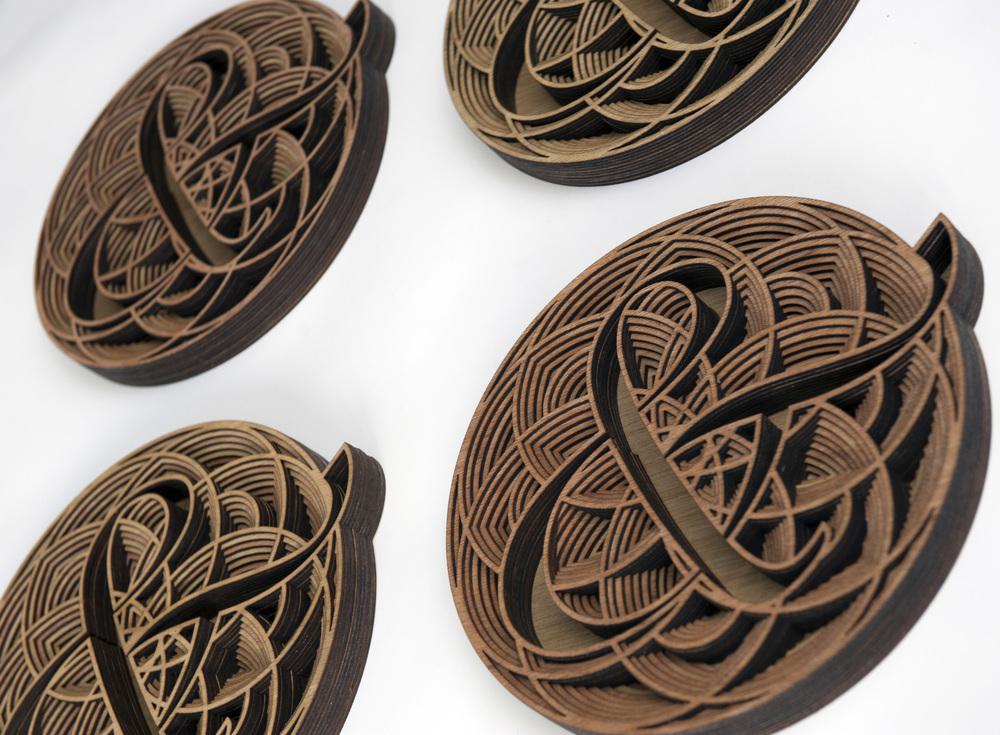 Laser Cut Woodwork by Gabriel Schama