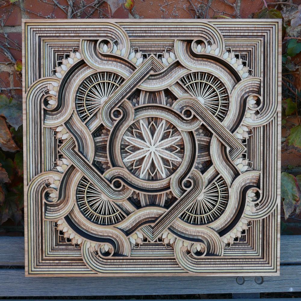 Laser Cut Woodwork by Gabriel Schama