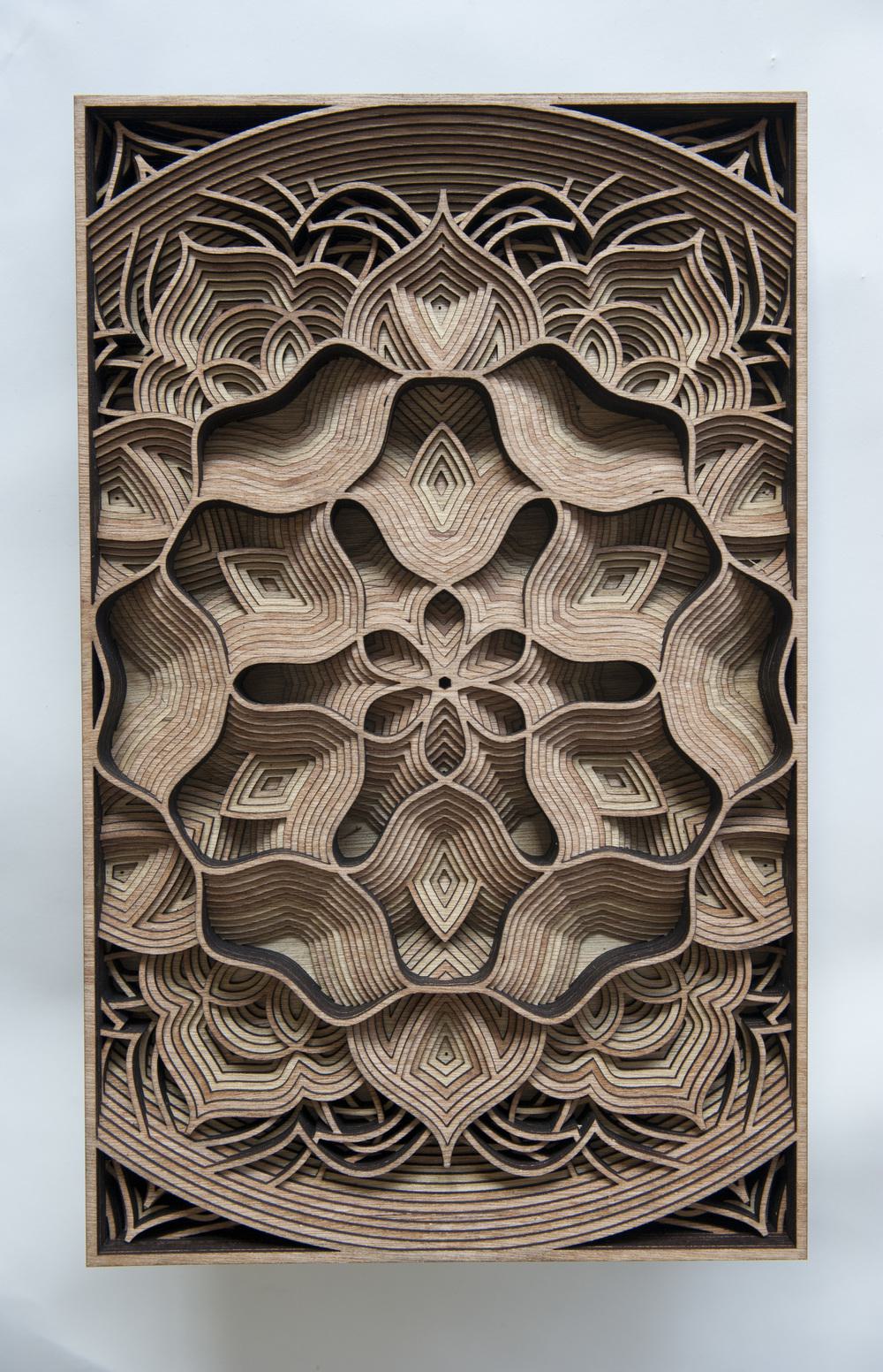 Laser Cut Woodwork by Gabriel Schama