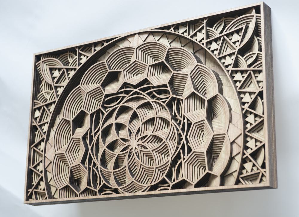 Laser Cut Woodwork by Gabriel Schama