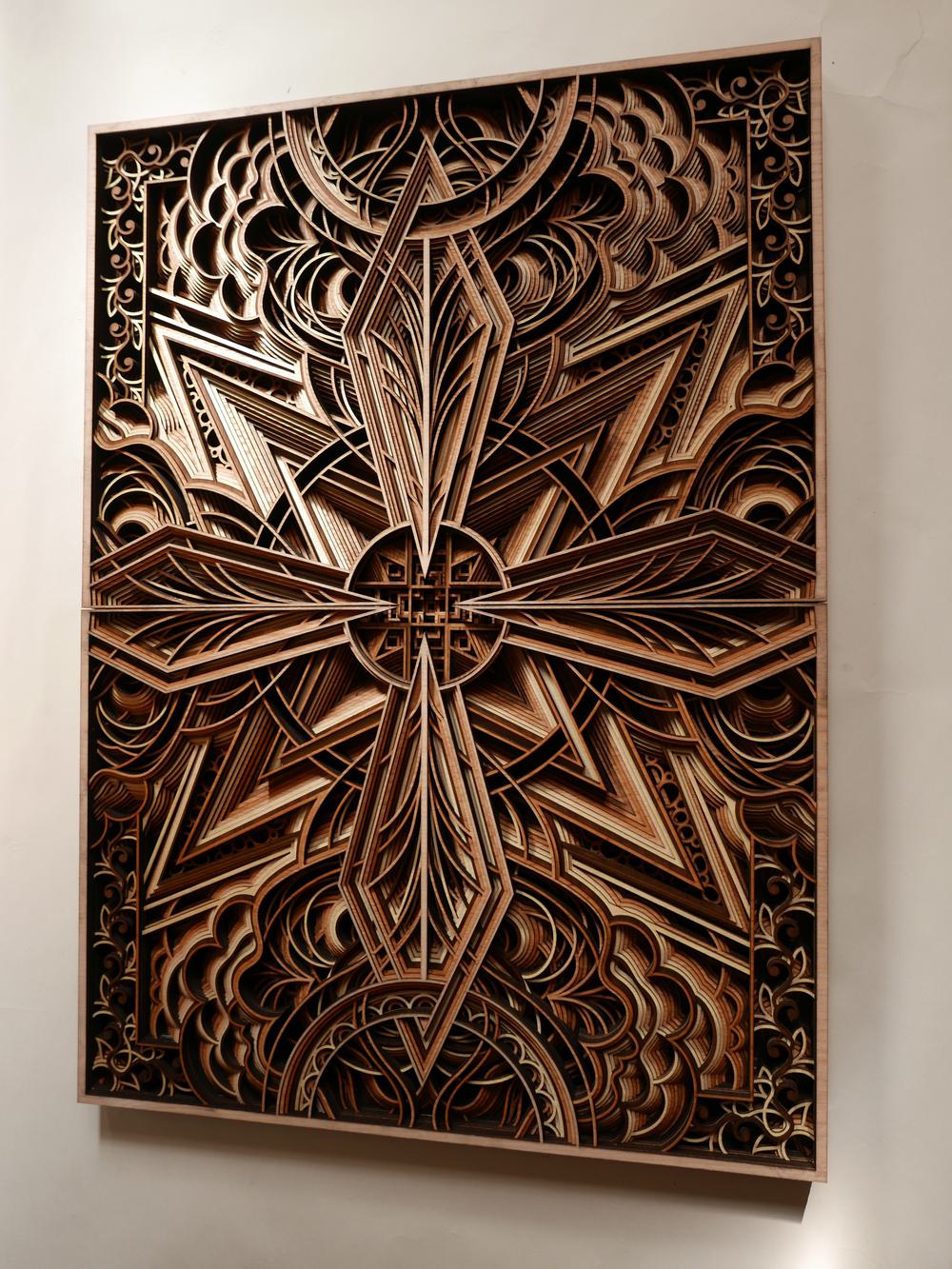 Laser Cut Woodwork by Gabriel Schama