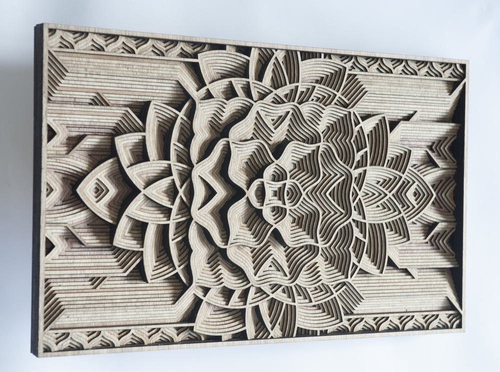 Laser Cut Woodwork by Gabriel Schama