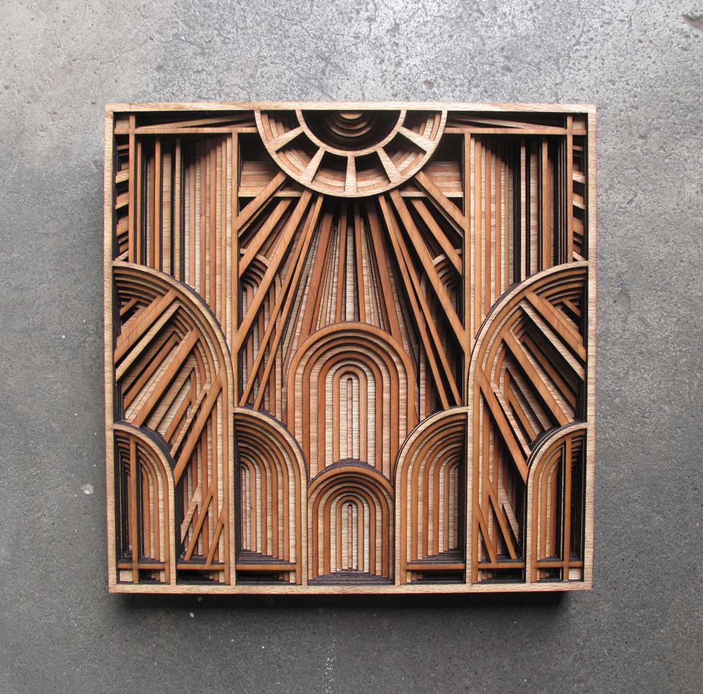 Laser Cut Woodwork by Gabriel Schama