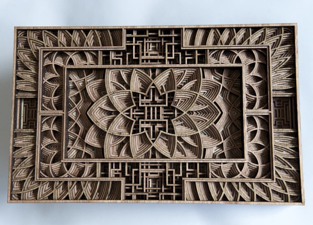 Laser Cut Woodwork by Gabriel Schama