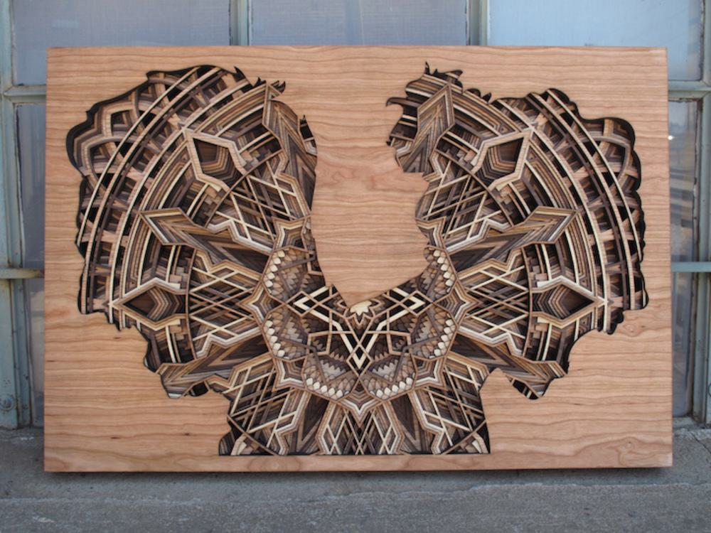 Laser Cut Woodwork by Gabriel Schama