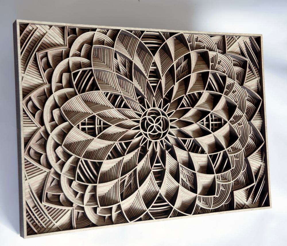 Laser Cut Woodwork by Gabriel Schama