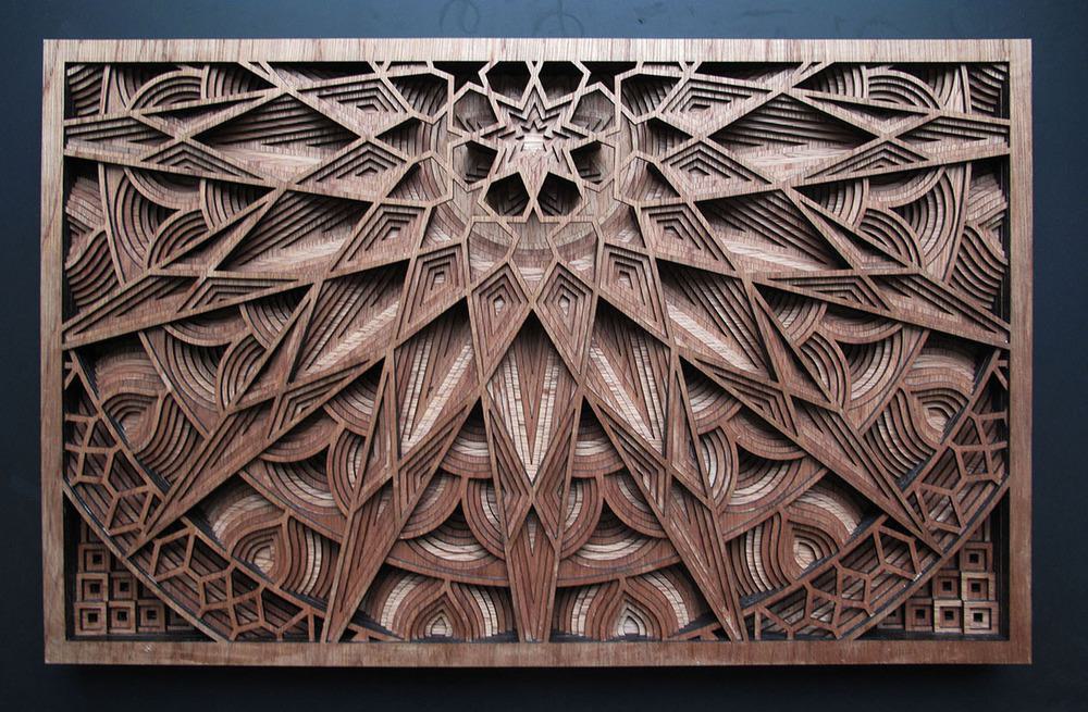 Laser Cut Woodwork by Gabriel Schama