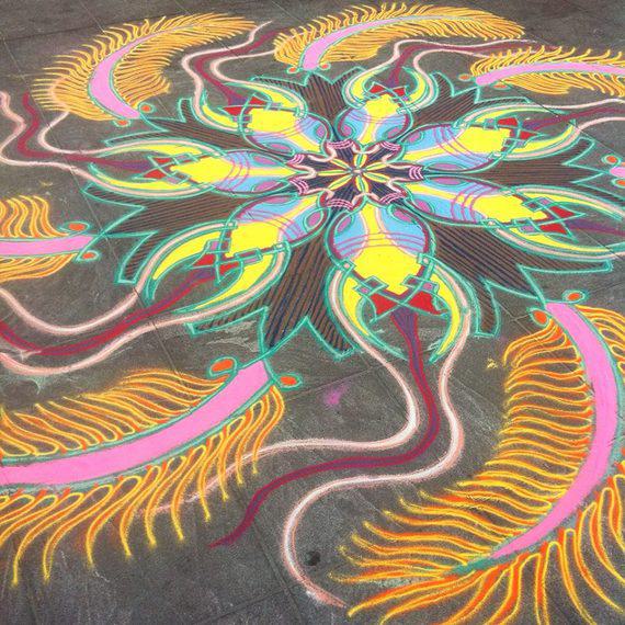 Joe Mangrum Sand Painting