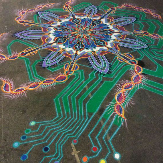 Joe Mangrum Sand Painting