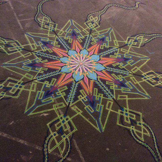 Joe Mangrum Sand Painting