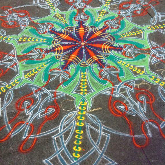 Joe Mangrum Sand Painting