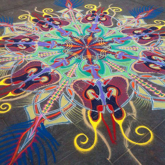 Joe Mangrum Sand Painting