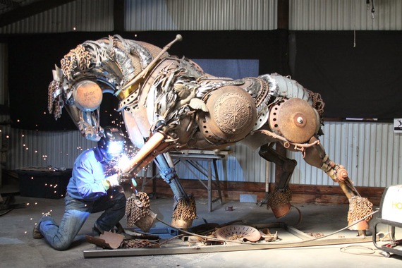 John Lopez Welded Sculptures