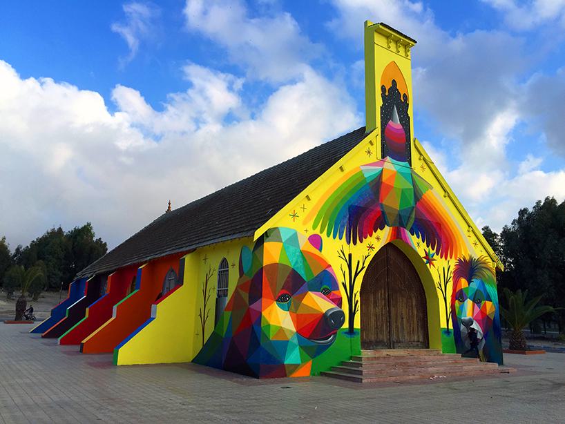 Okudart Repaints Moroccan Church