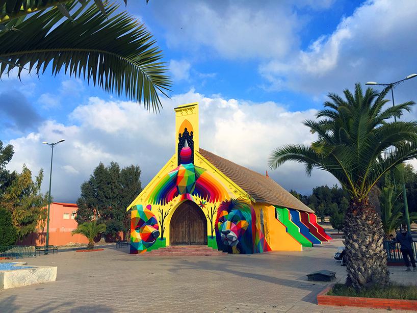 Okudart Repaints Moroccan Church