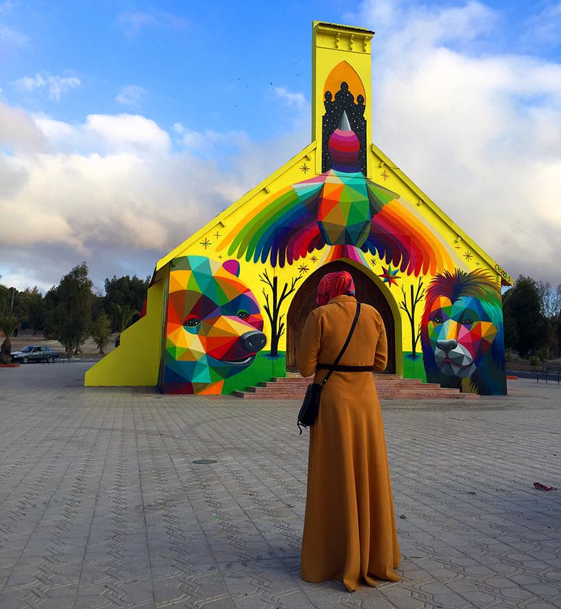 Okudart Repaints Moroccan Church