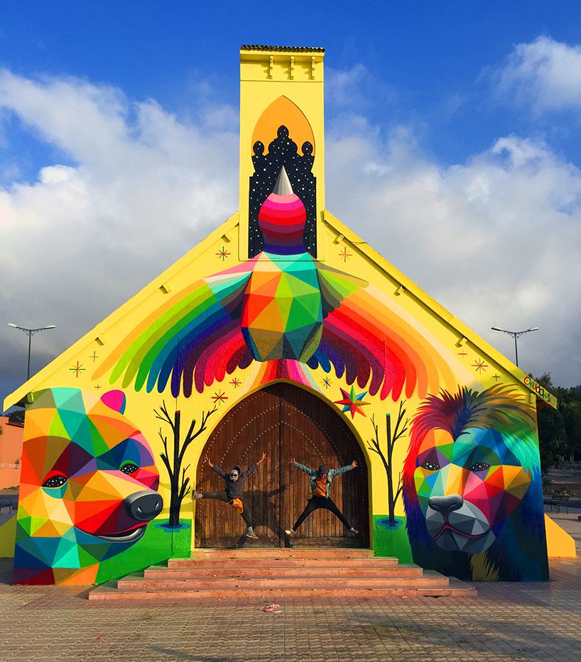 Okudart Repaints Moroccan Church