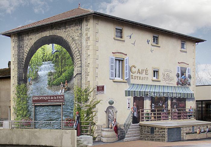 Mural by Patrick Commecy