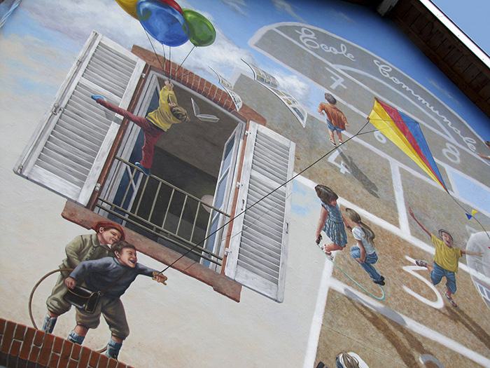 Mural by Patrick Commecy