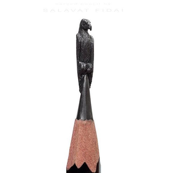 Salavat Fidai Graphite Pencil Sculptures
