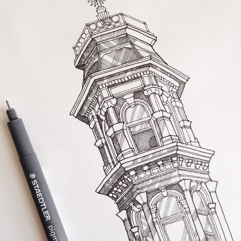 Architectural_Sketch_by_TendToTravel