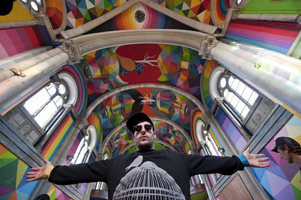 KAOS Temple and the Geometric Imagination of Okuda