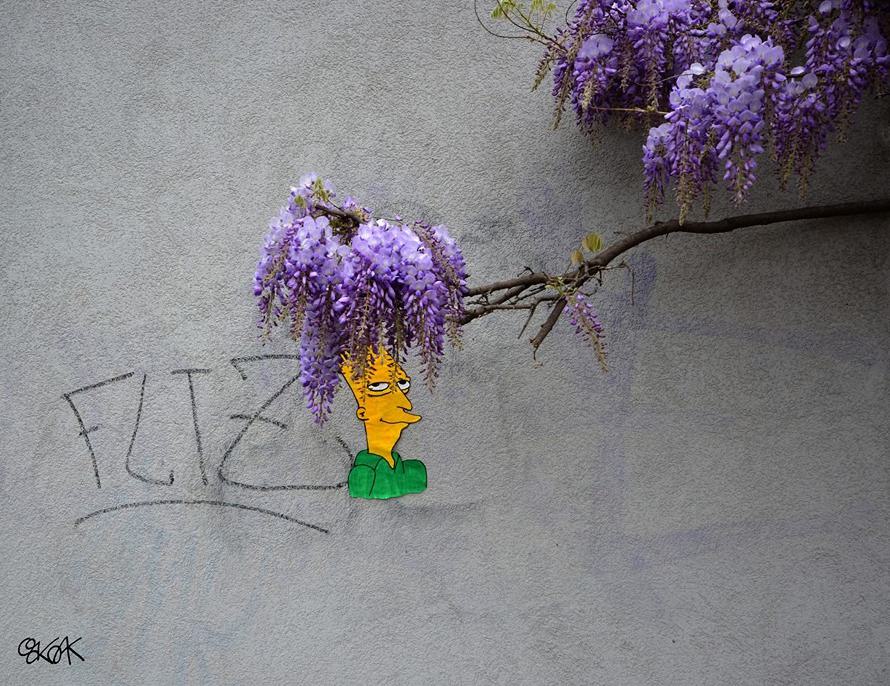 New Whimsical Street Art by OakOak