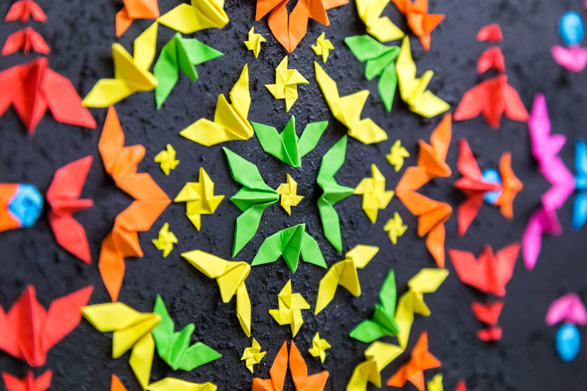 Origami Street Art by Mademoiselle Maurice