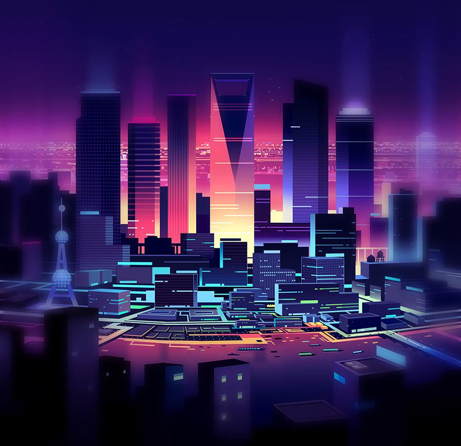 Image of Sublime Cityscape Illustrations by Romain Trystram 