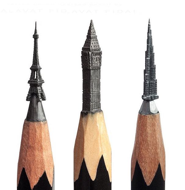 Image of The Carved Pencil Sculptures of Salavat Fidai