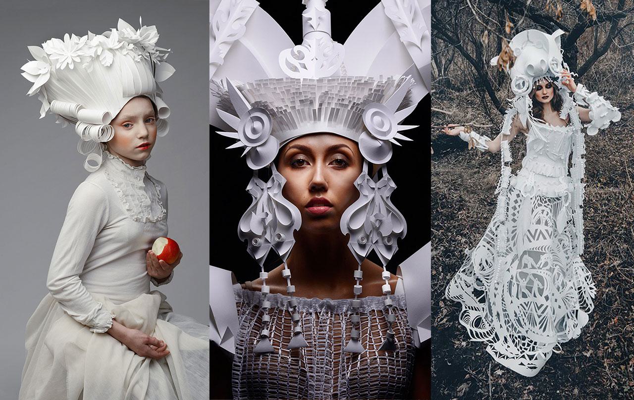 Image of The Fashionable Paper Sculptures of Asya Kozina