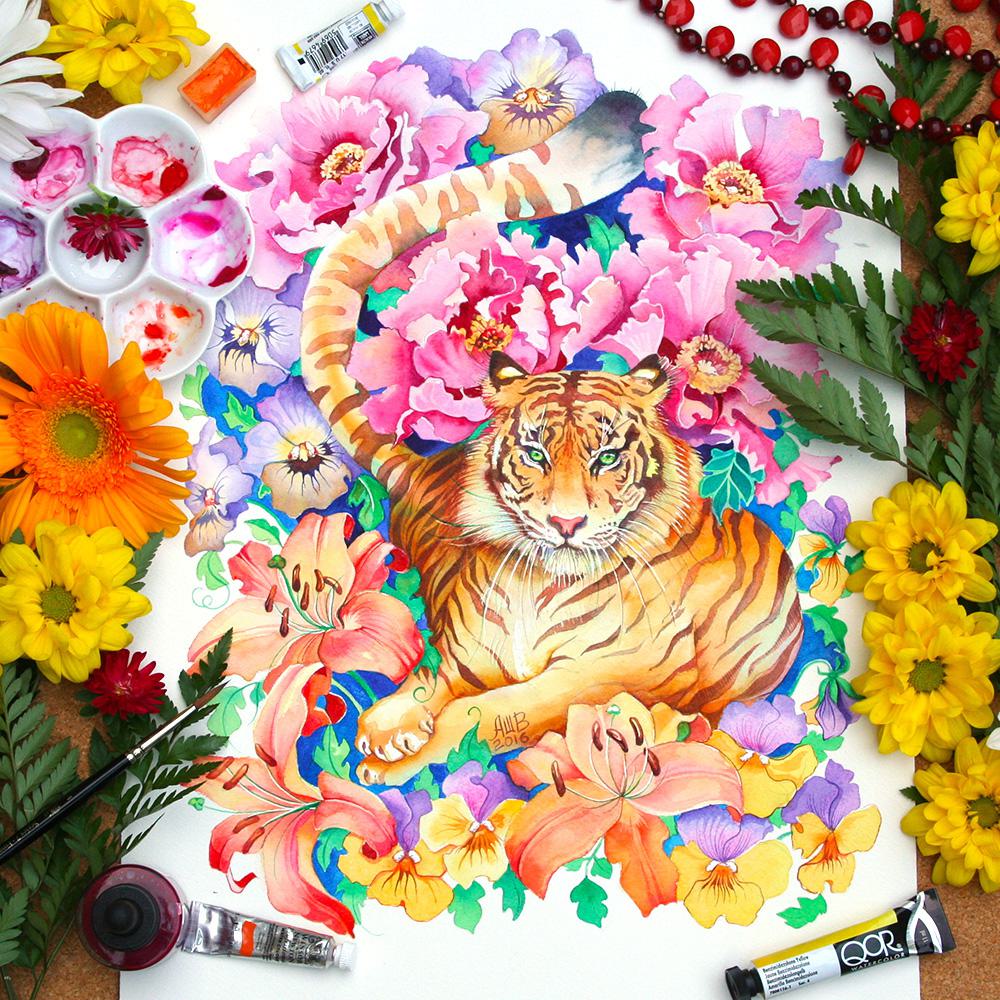 The Vibrant Watercolors of Anna Bucciarelli