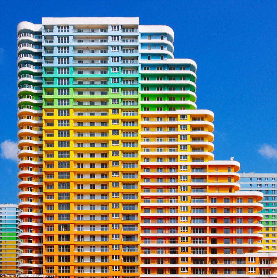 Vibrant Buildings of Istanbul Shot by Yener Torun