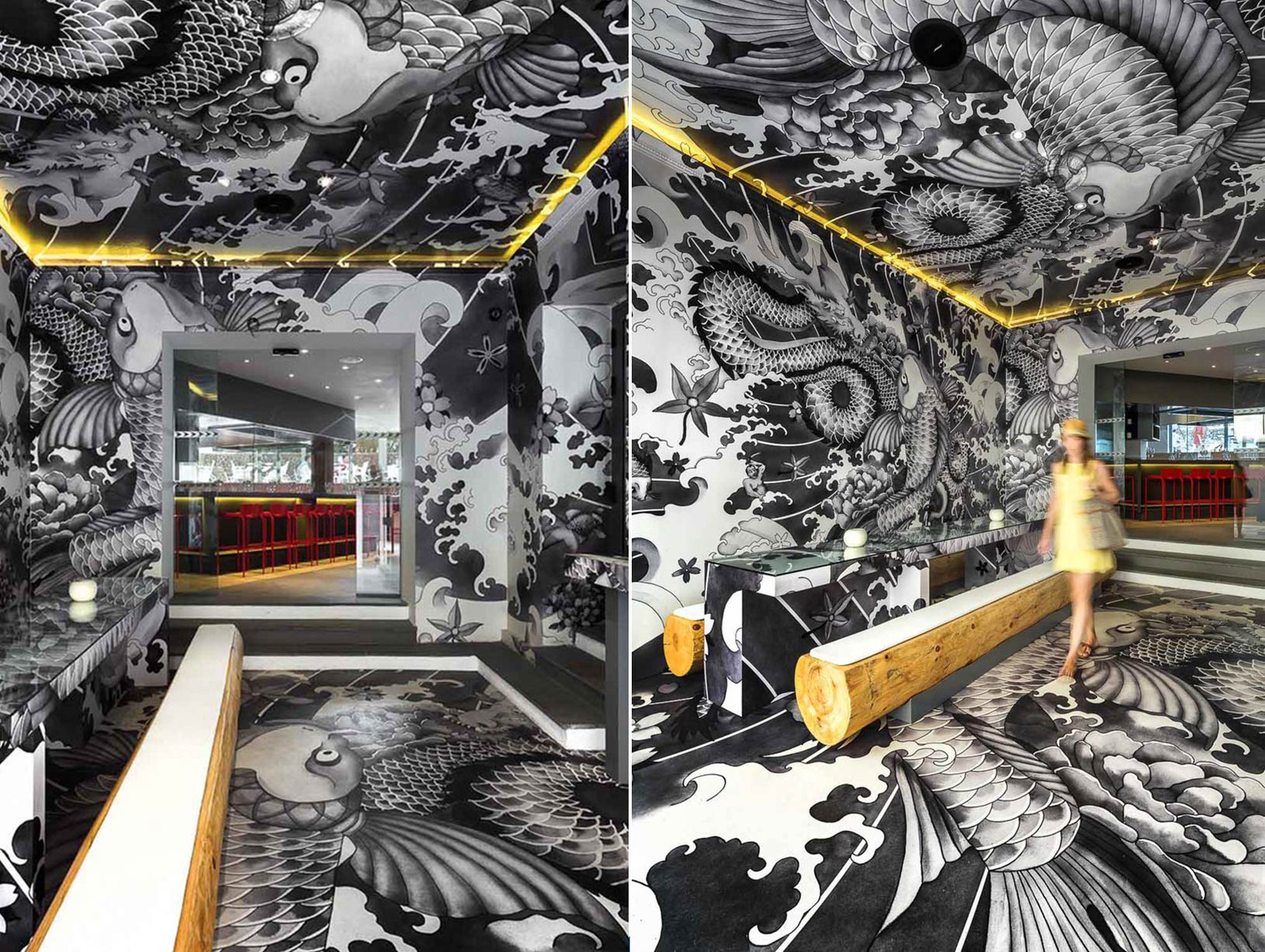 Image of Vincent Coste Inks Japanese Restaurant, Yakuza Style