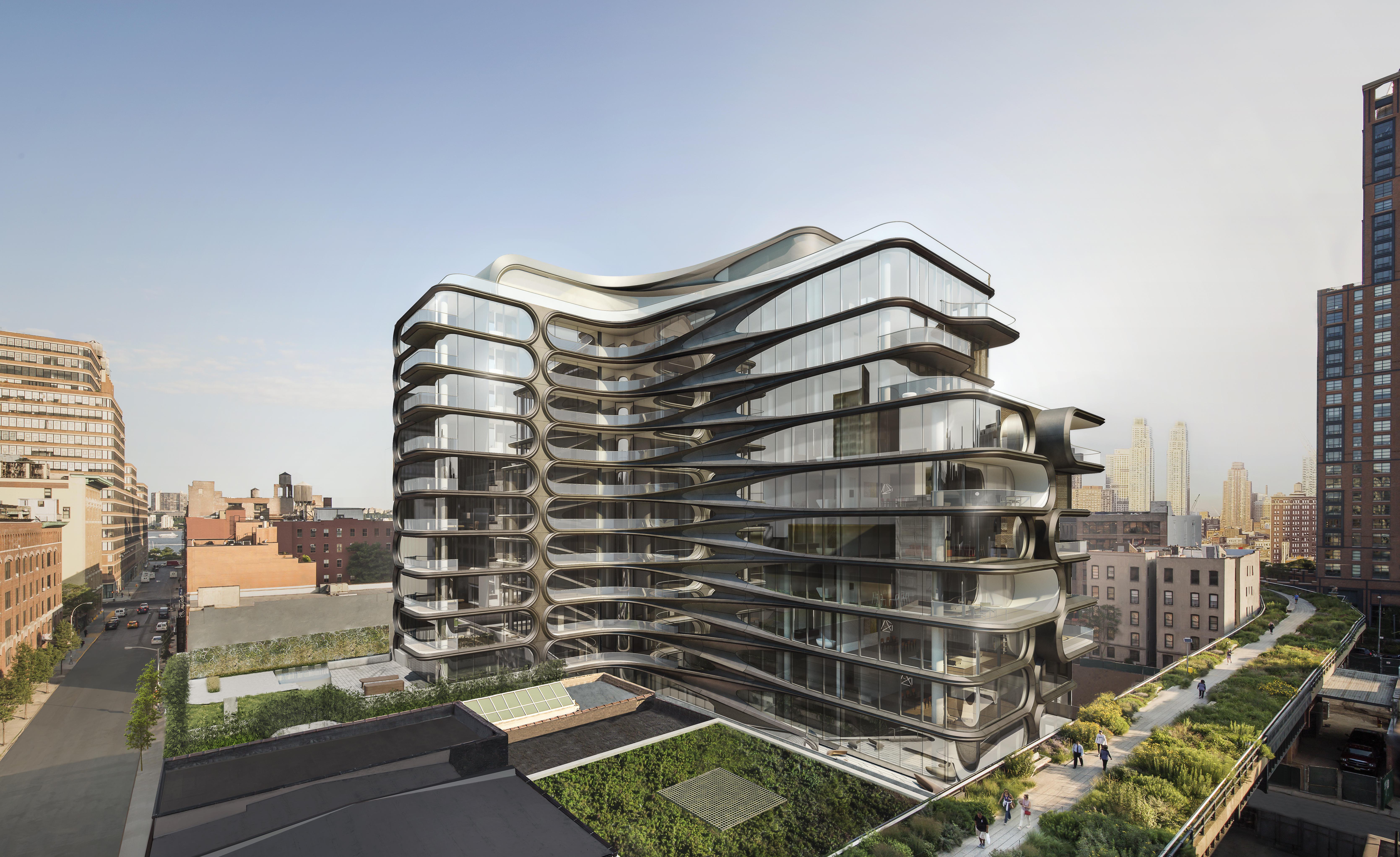 Zaha Hadid Merges Highline and Skyline at 520 West 28th Street